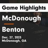 Basketball Game Recap: Benton Panthers vs. McDonough Warhawks