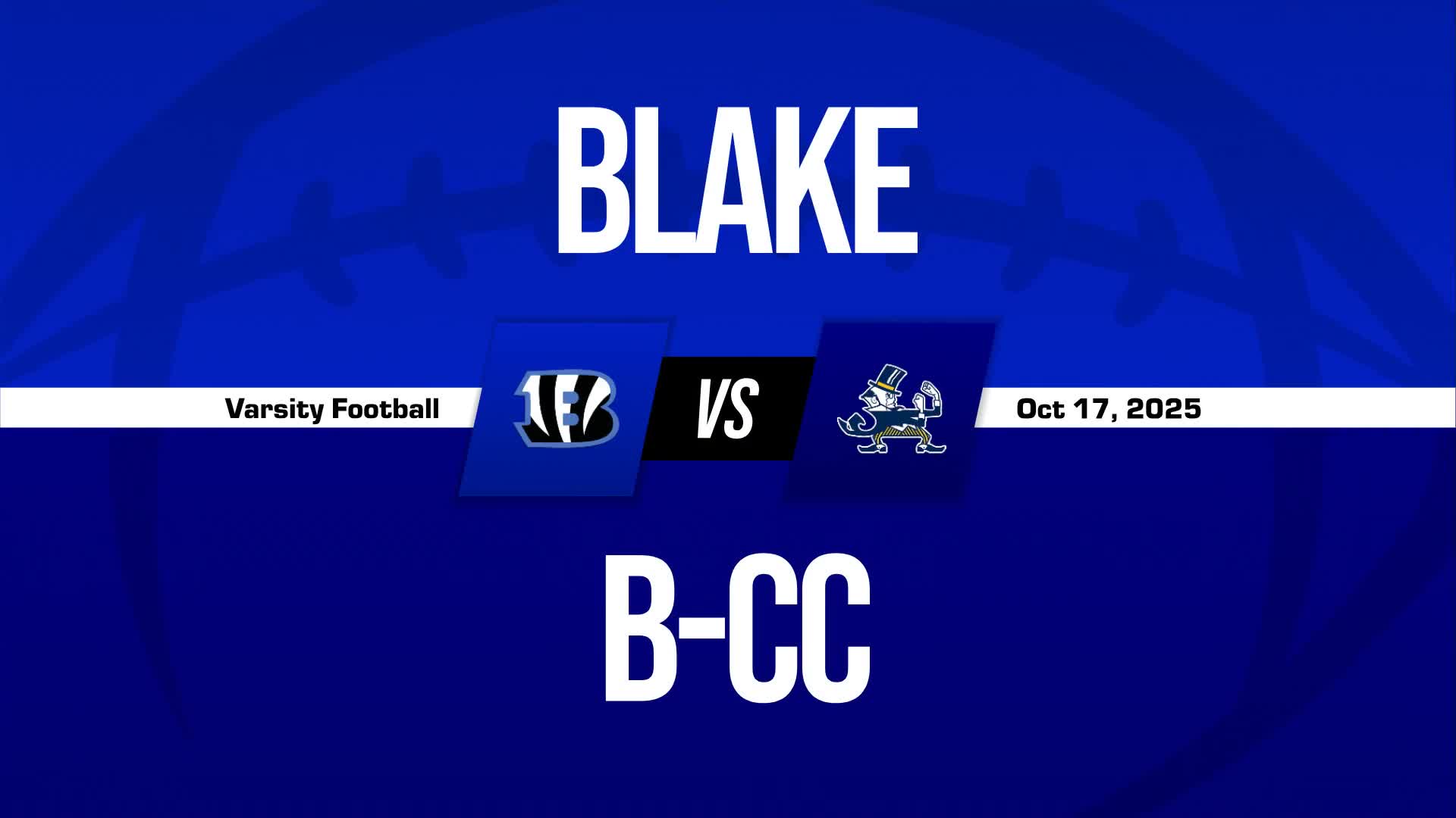 Football Game Preview: Blake Bengals vs. Paint Branch Panthers