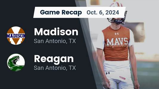 Football Recap: Reagan's Punishing Run Game Keeps Rolling