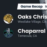 Football Game Recap: Chaparral Pumas vs. Oaks Christian Lions