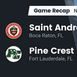 Football Game Recap: Pine Crest Panthers vs. Saint Andrew&#39;s Scots