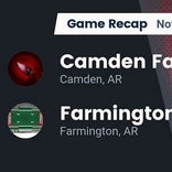 Football Game Recap: Farmington Cardinals vs. Camden Fairview Cardinals