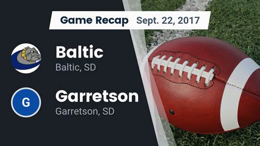 Football Game Preview: Baltic vs. Garretson