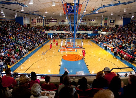 Reed Conder Gymnasium played host to big crowds over the weekend as fans flocked to see top prospects Andrew Wiggins and Aaron and Andrew Harrison.