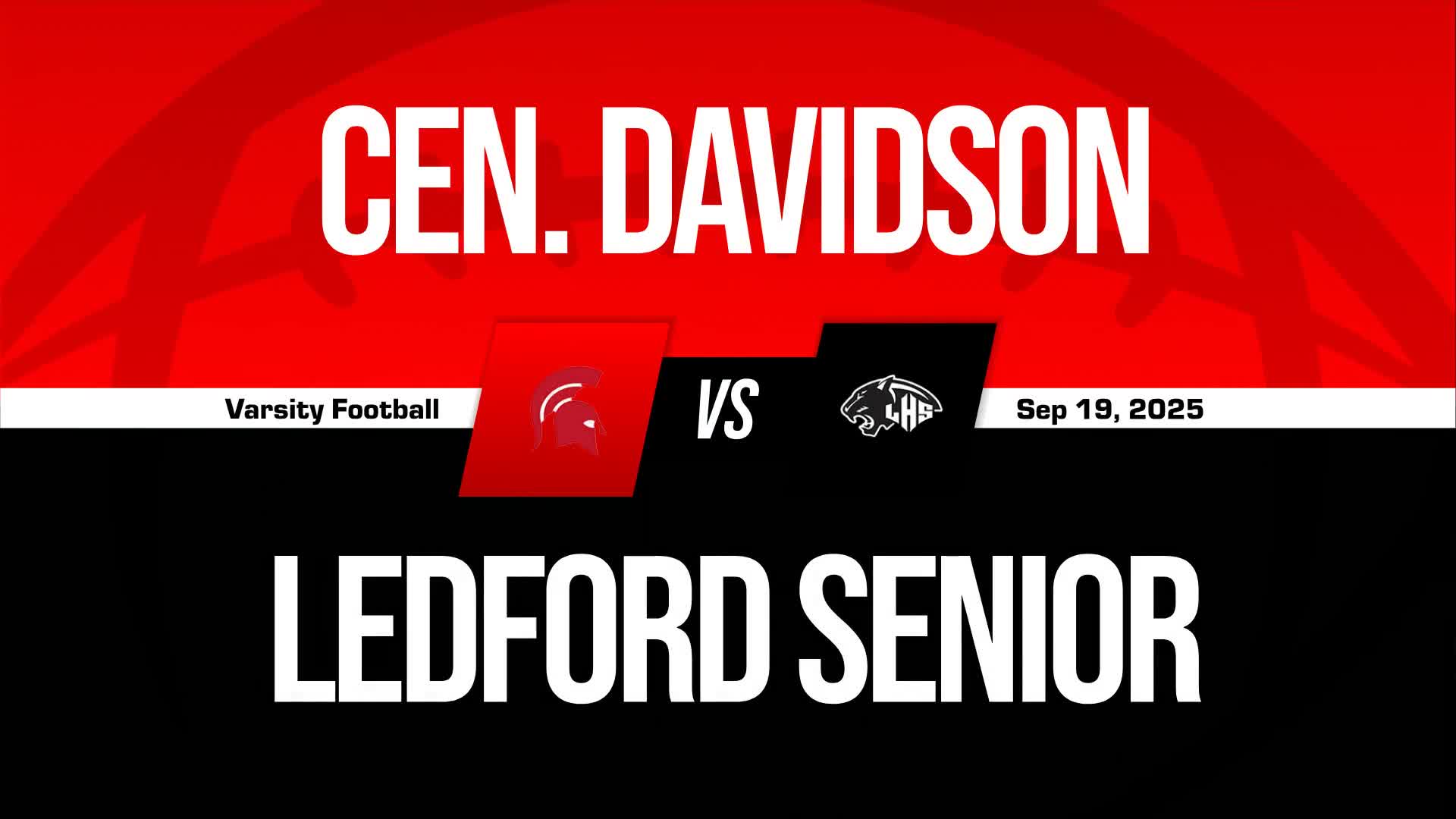 Football Recap: Central Davidson Skates Past Lexington Senior with Ease + How To Watch