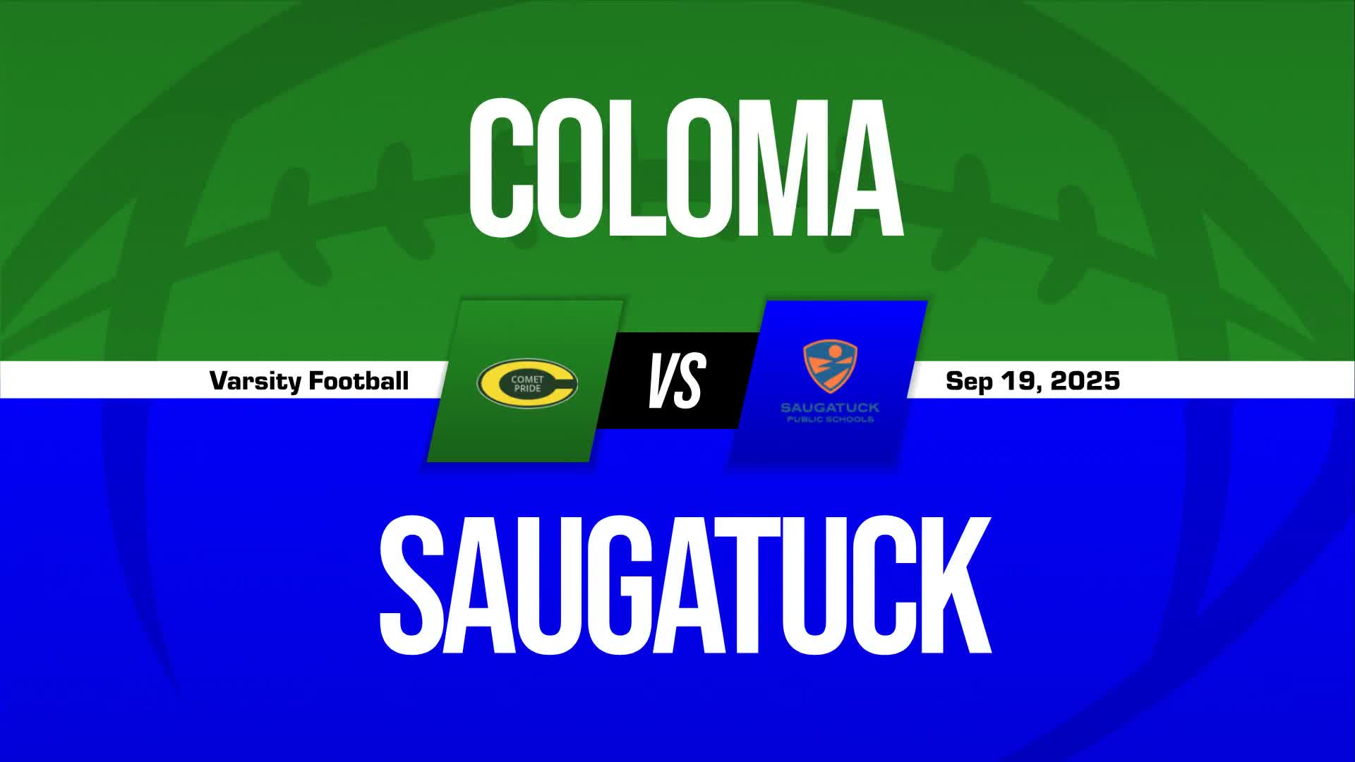 Football Game Preview: Coloma Comets vs. Schoolcraft Eagles