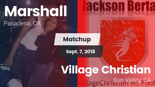 Football Game Recap: Marshall vs. Village Christian