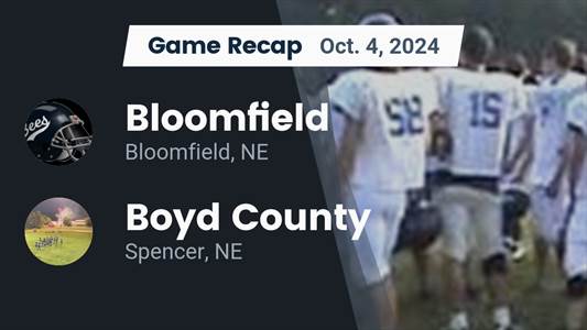 Football Game Preview: Bloomfield Bees vs. Hartington-Newcastle 