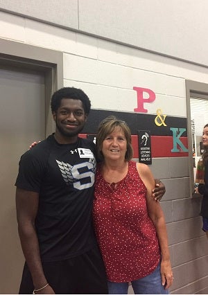 Hines is a top student, carrying a 4.0 GPA.