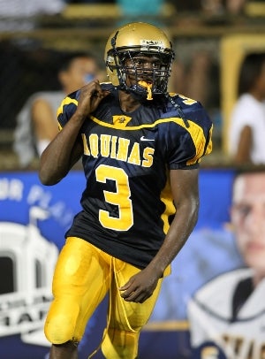 Joyner after his first TD Friday night.