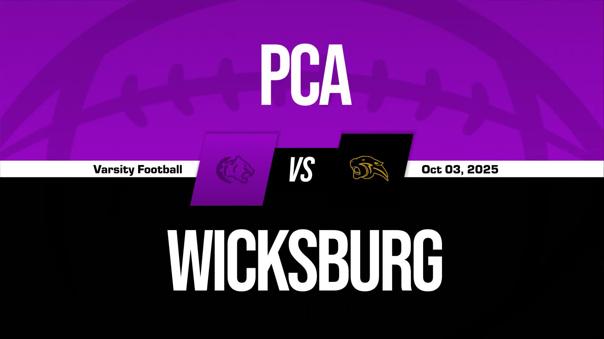 Football Game Preview: Wicksburg Panthers vs. Alabama Christian Academy Eagles + How To Watch
