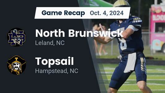 Football Recap: Topsail Triumphant Thanks to a Strong Effort fro