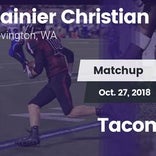 Football Game Recap: Tacoma Baptist vs. Rainier Christian