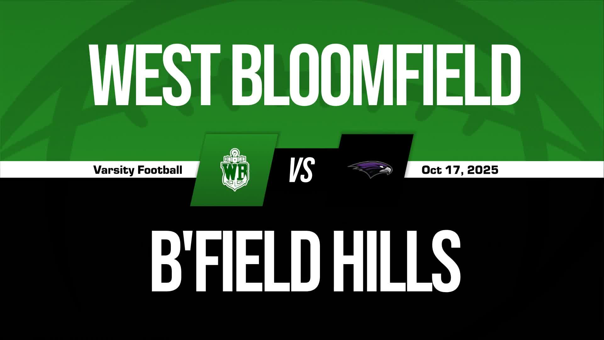 Football Game Preview: Bloomfield Hills Black Hawks vs. Oak Park Knights + How To Watch
