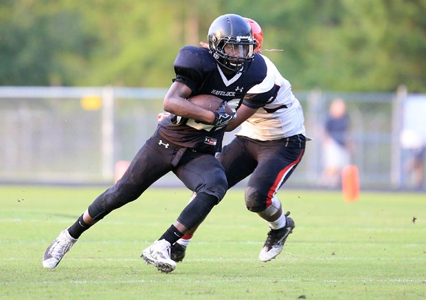Havelock senior running back Kamarro Edmonds has signed to the University of North Carolina.
