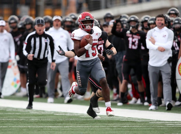 Freshman Kaleb Bailey accounted for four touchdowns in the first half last week for North Shore in 49-21 win over Lake Travis.