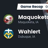 Football Game Recap: Maquoketa Cardinals vs. Wahlert Golden Eagles