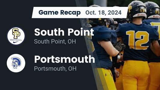 Football Recap: South Point Takes a Loss