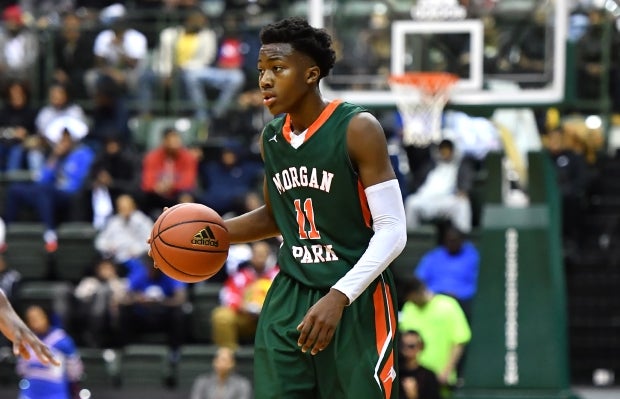 Point guard Ayo Dosunmu helped Morgan Park head coach Nick Irvin win his third state title since 2013.