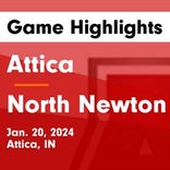 Evan Gagnon leads North Newton to victory over Clinton Prairie