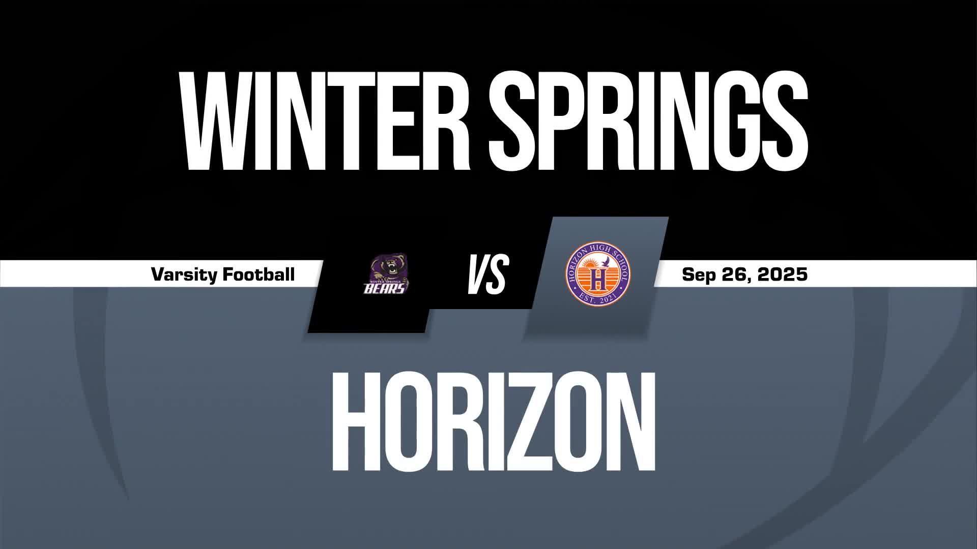 Football Recap: Horizon Takes a Loss