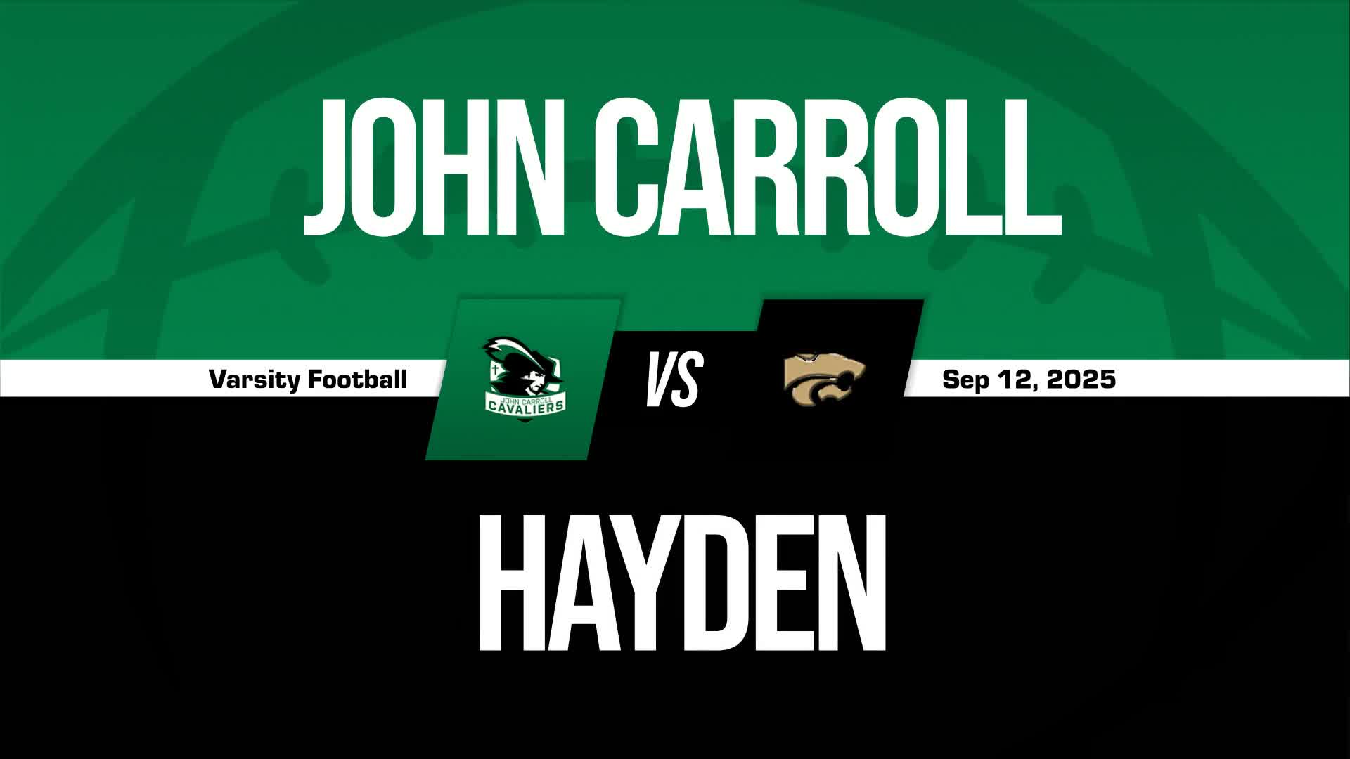 Football Recap: John Carroll Catholic Comes Up Short