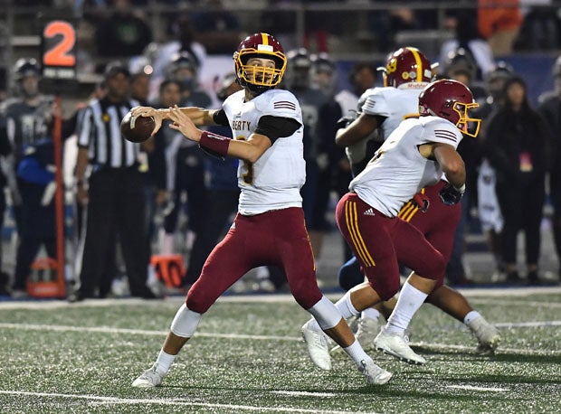 Oregon-bound Jay Butterfield ranks fifth on California's Top 10 quarterbacks of 2019. 