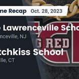 Football Game Recap: Hotchkiss School Bearcats vs. Lawrenceville School Big Red