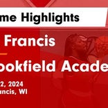 Brookfield Academy takes loss despite strong efforts from  Luci Jensen and  Amelia Rigel