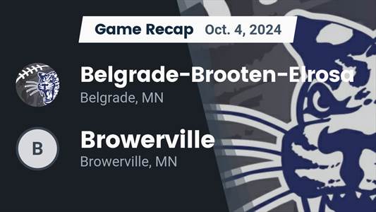 Football Recap: Friday's  Loss Ends Belgrade-Brooten-Elrosa's Winning Streak