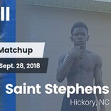 Football Game Recap: McDowell vs. St. Stephens