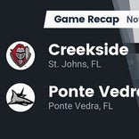 Football Game Recap: Creekside Knights vs. Ponte Vedra Sharks