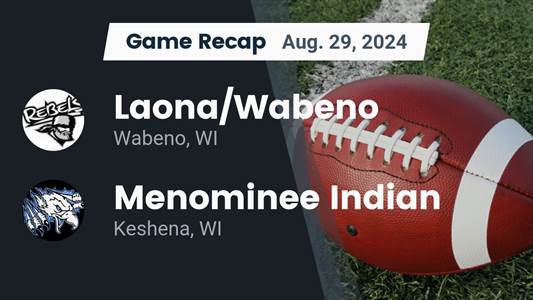 Football Game Recap: Menominee Indian Takes a Loss