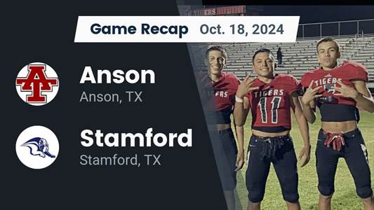 Football Game Preview: Anson Tigers vs. Olney Cubs