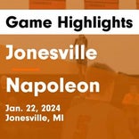 Basketball Game Recap: Jonesville Comets vs. Hanover-Horton Comets
