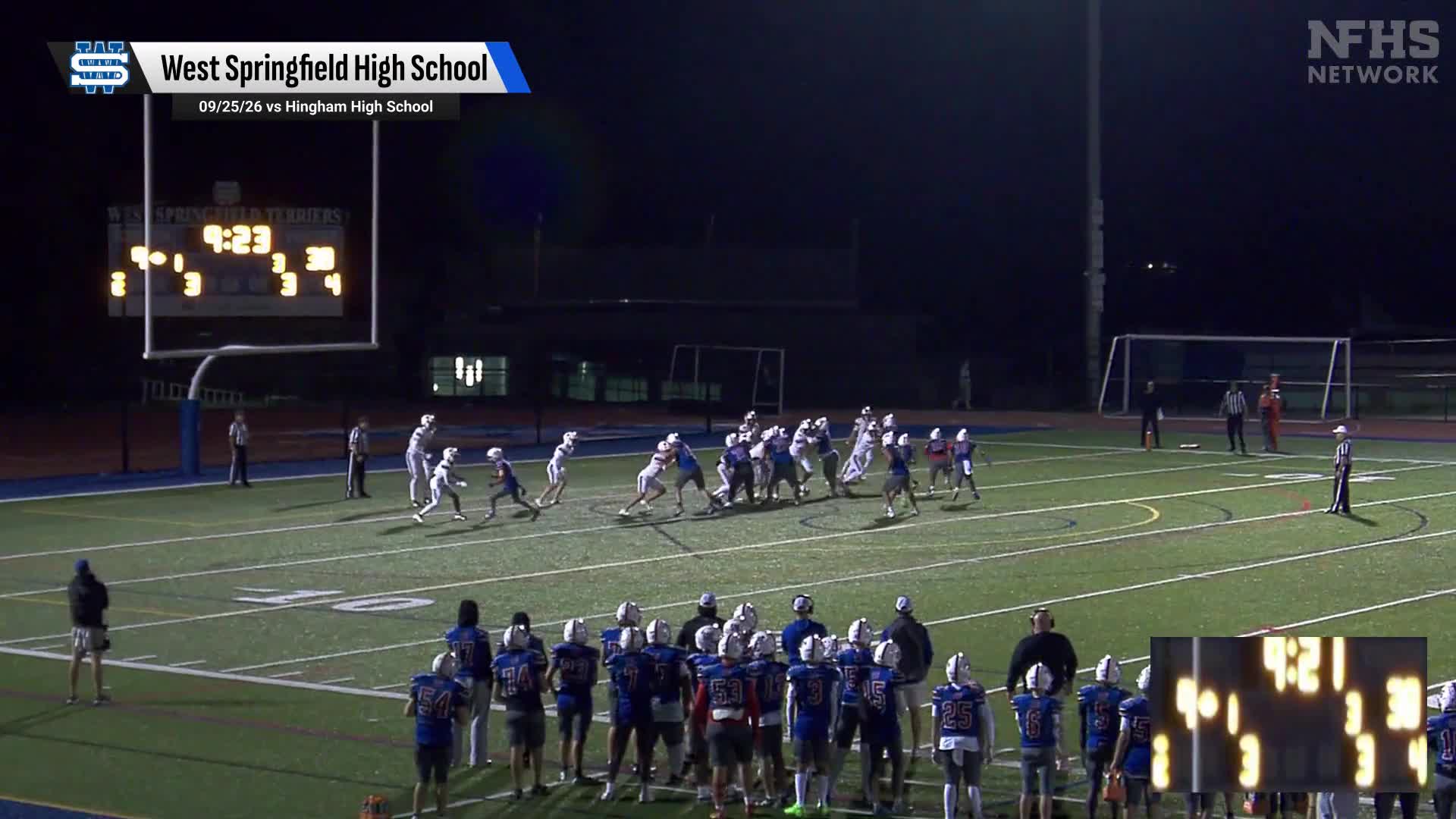 Football Recap: Tough Loss for West Springfield