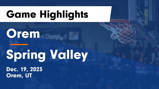 Orem vs. Foothill