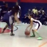 9-year-old girl playing varsity hoops