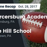 Football Game Preview: Peddie vs. Mercersburg Academy
