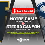 LISTEN LIVE: Notre Dame at Sierra Canyon