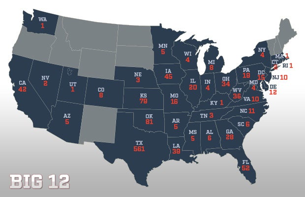 What a map of Nebraska football's offers tells us about its recruiting  strategy