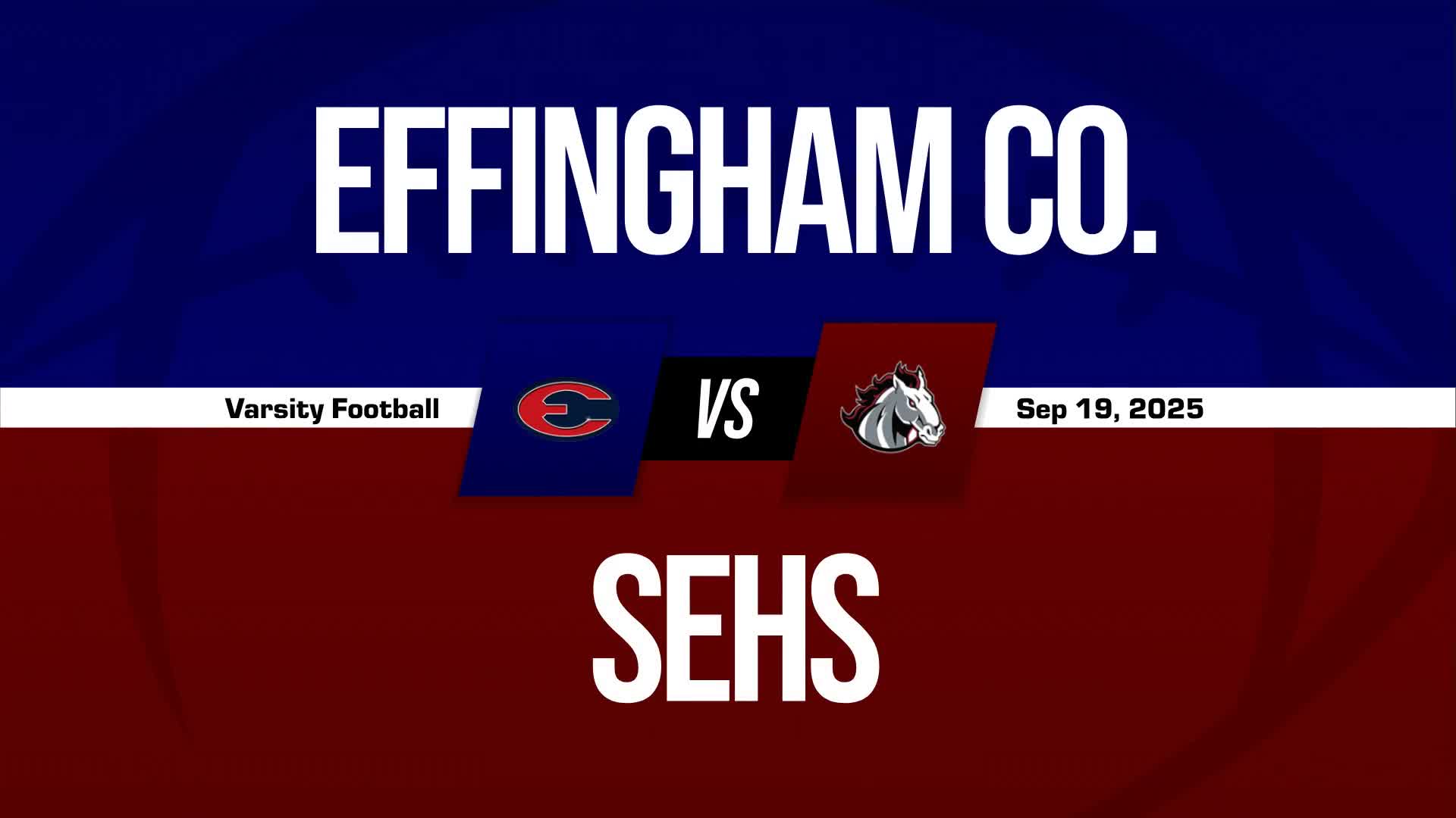Football Game Preview: South Effingham Mustangs vs. Greenbrier W