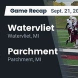 Football Recap: Parchment Skates Past Watervliet with Ease