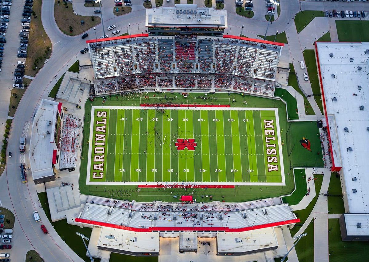 Coach Kenny Deel Stadium in Melissa, Texas. (PHOTO: Parkhill)