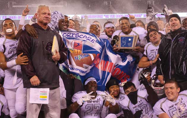St. Peter's Prep played three New Jersey public schools in the 2015 season. It's unlikely it will play any in 2016.