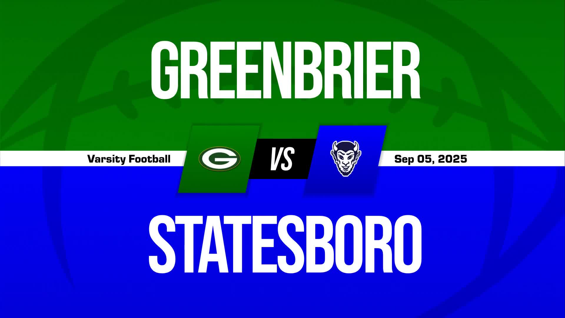 Football Recap: Greenbrier Takes a Loss