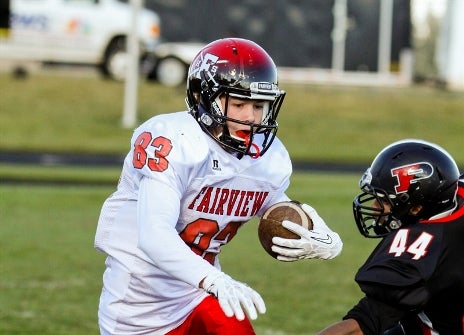 Senior Sam Martin has been one of the state's top receivers, helping lead Fairview to the top seed in the Class 5A state playoffs. The Knights open the postseason against Mountain Vista on Friday.