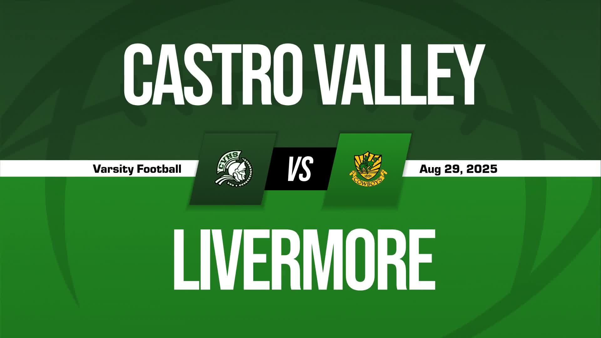 Football Recap: Castro Valley Falls Despite Big Games from  Lazarus Jones and  Ezra Segundo + How To Watch