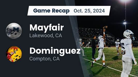 Football Recap: Dominguez Comes Up Short