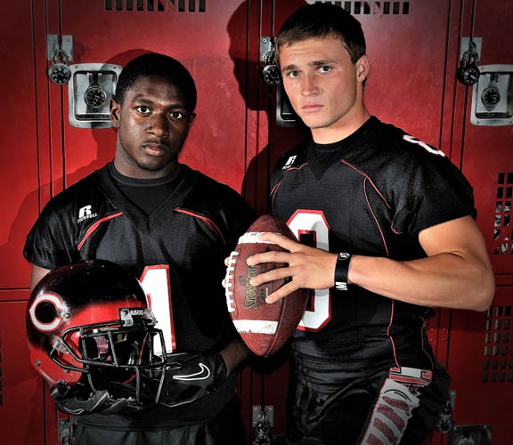 Skill players, like Romello Goodman (left) and Hayden Gavett (right), will define Centennial's season.